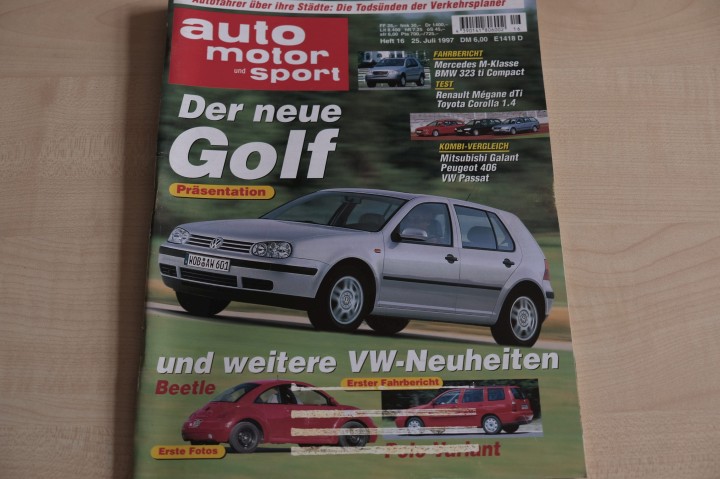 Deckblatt Auto Motor und Sport (16/1997)